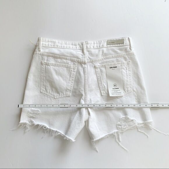 GRLFRND White Distressed Shorts! - Picture 4 of 5